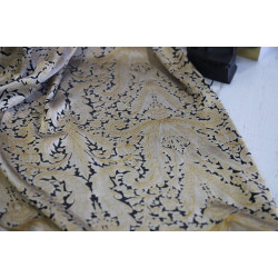 İpeker yakma ipek desenli kumaş EN: 140 cm